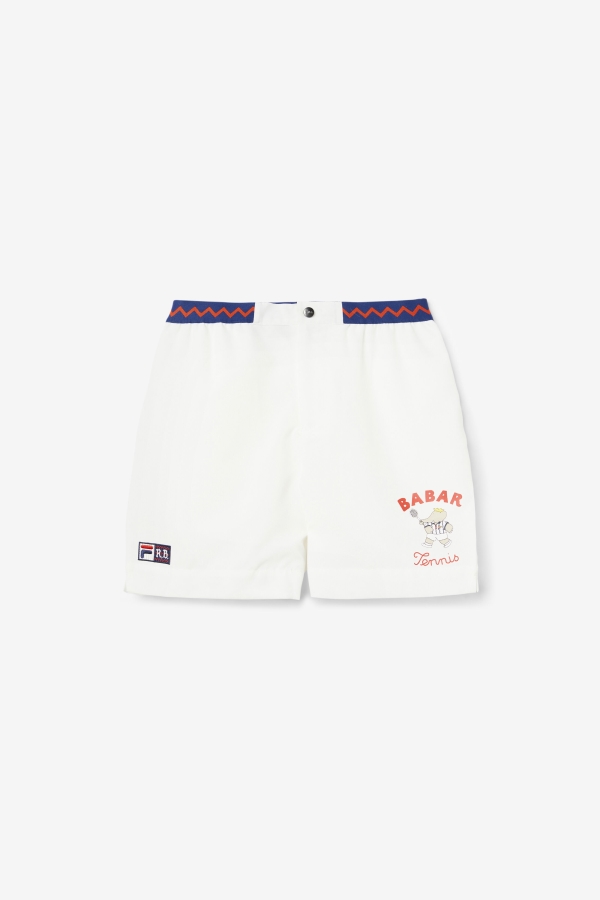 Fila White-Beacon Blue-Firey Red FILA X RB Babar Marckus Short