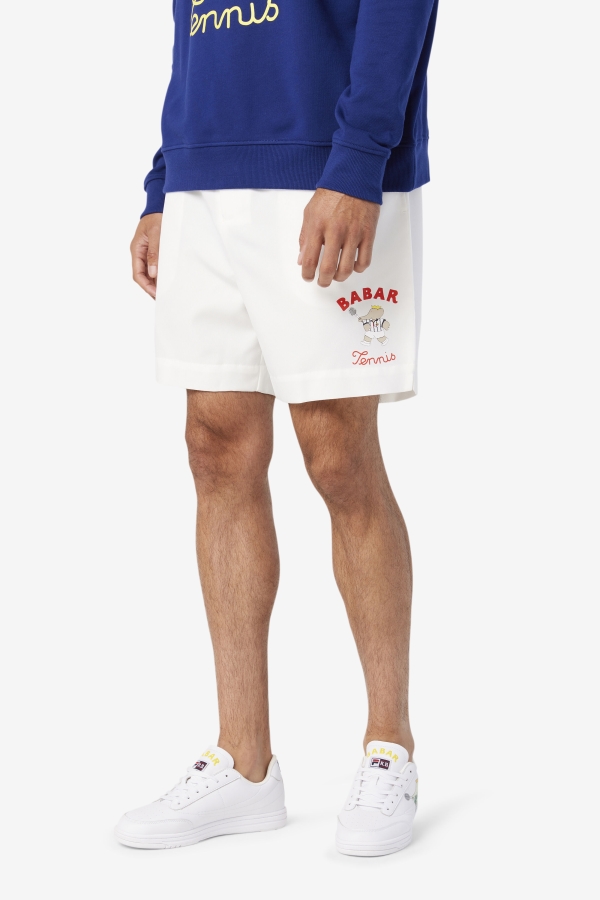 Fila White-Beacon Blue-Firey Red FILA X RB Babar Marckus Short