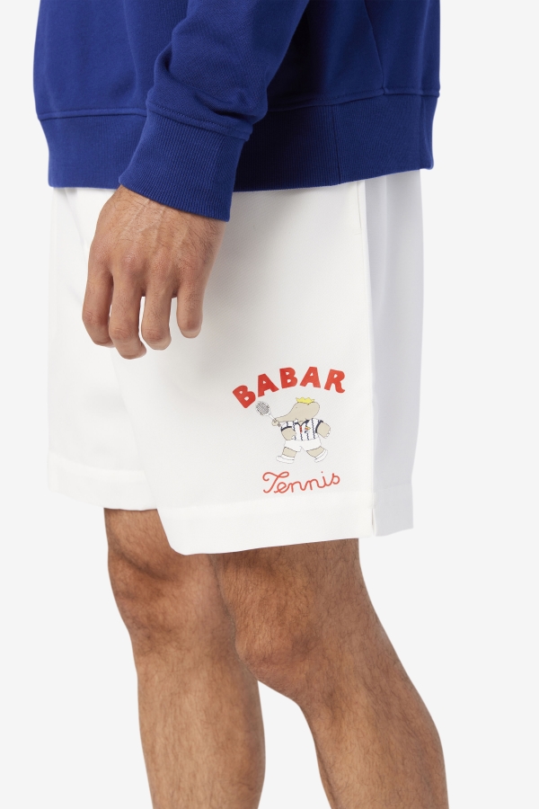 Fila White-Beacon Blue-Firey Red FILA X RB Babar Marckus Short