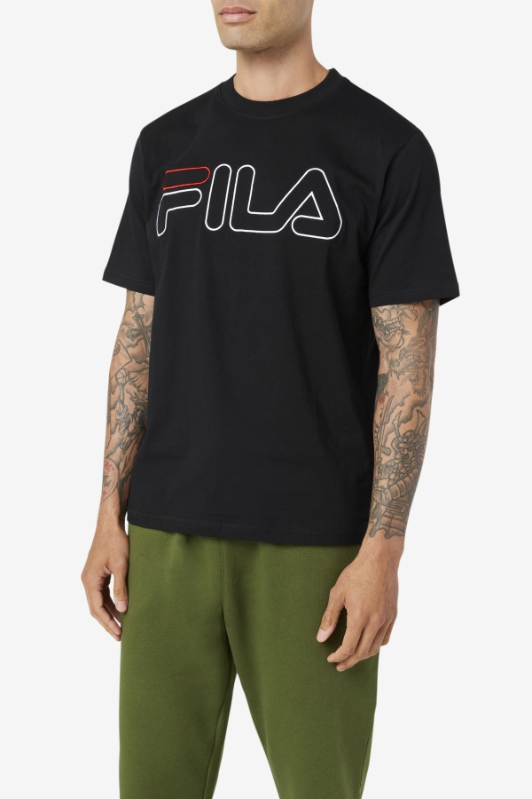 Black-White-Red borough tee Fila