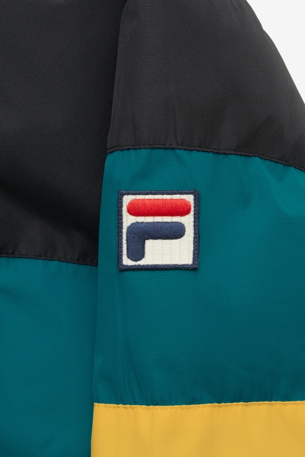 Black-Harbour Blue-Gold Fila giovanni puffa jacket