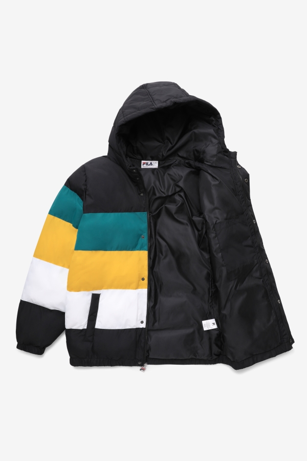 Black-Harbour Blue-Gold Fila giovanni puffa jacket