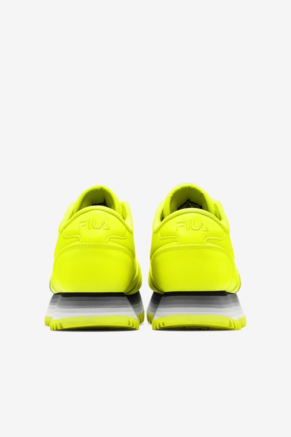 Women\'s Orbit Stripe Fila Yellow-Black-Brilliant White