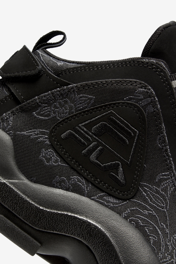 Black Women\'s Grant Hill 2 Floral Jacquard Fila