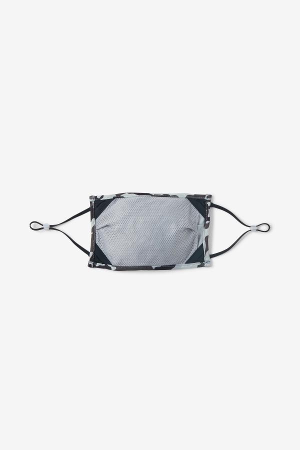 Adjustable Face Mask Black-Grey Camo Fila