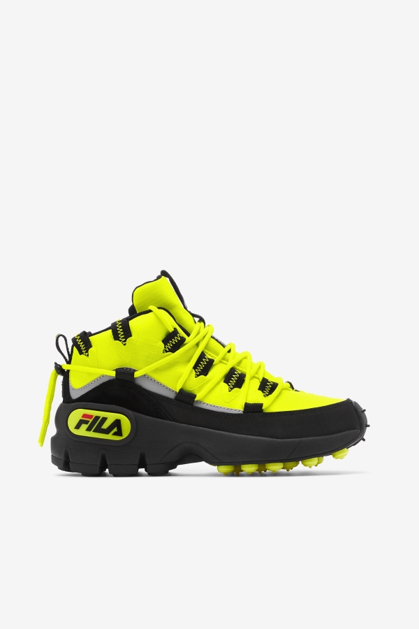 Yellow-Black-Red Women's Grant Hill 1 x Trailpacer Fila
