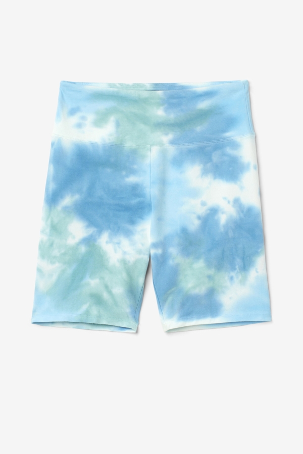 Fila Taima Tie Dye Bike Short White-Splish-All-Latigo Bay