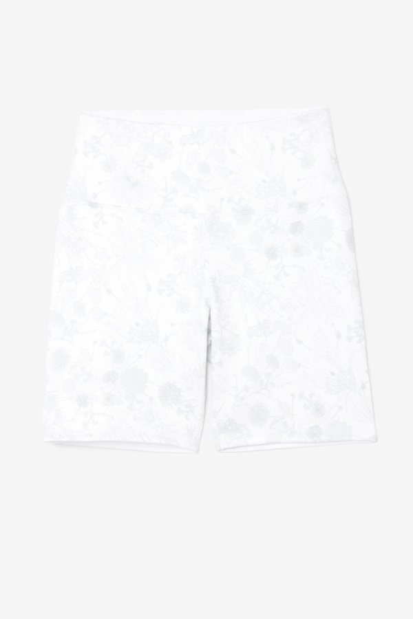 White-Lucent White Amirra Reversible Bike Short Fila