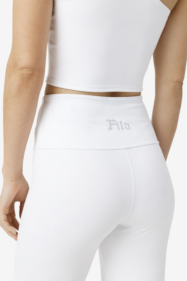White-Lucent White Amirra Reversible Bike Short Fila