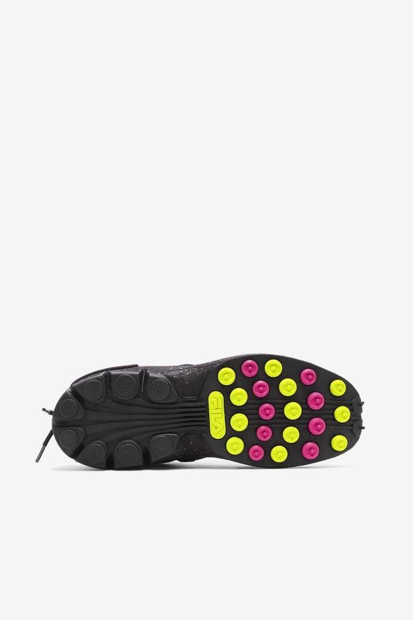 Women\'s Grant Hill 1 x Trailpacer Pink Glow-Black-Yellow Fila