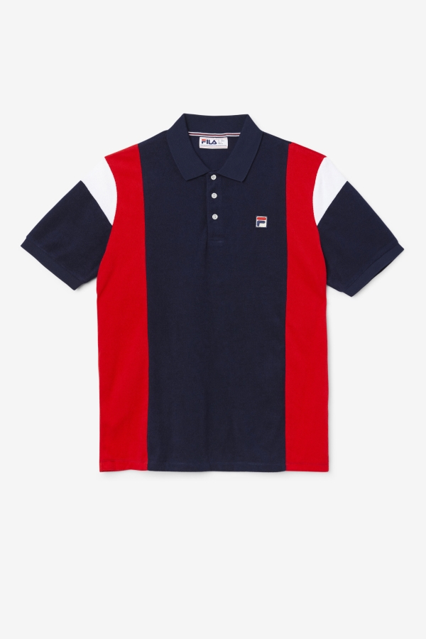 Fila Astro Terry Polo Navy-Red-White