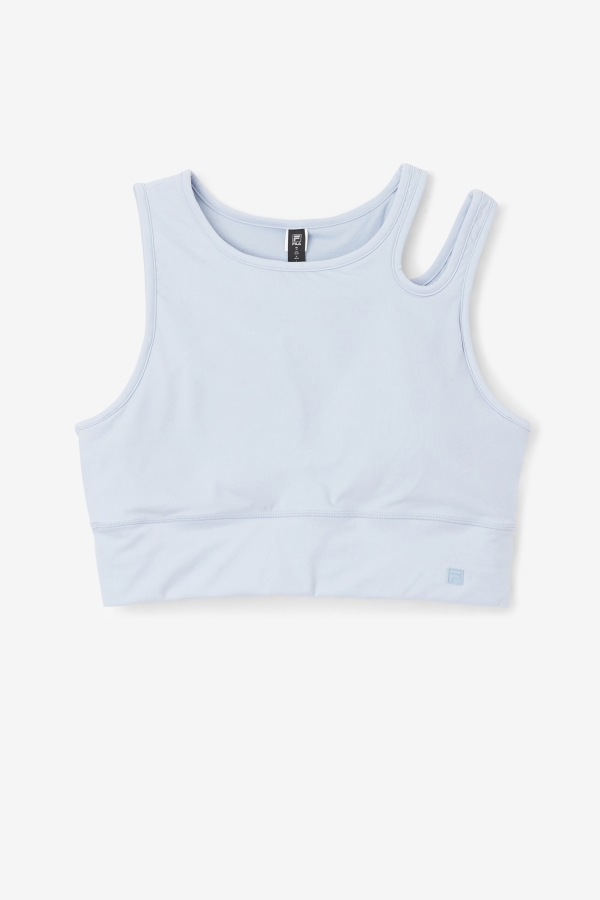 Uplift Slice Crop Bra Top Fila Blue Fog