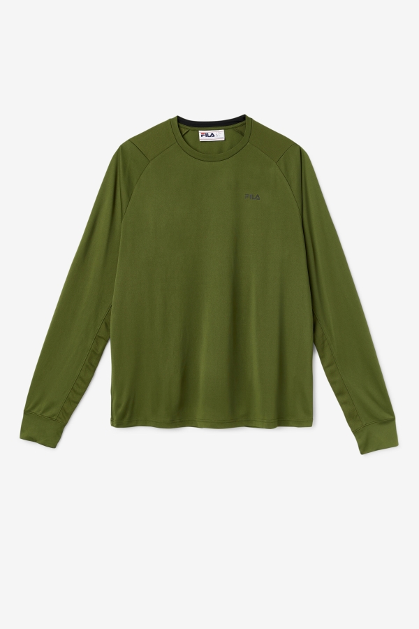 Jazam Long Sleeve Crew Chive-Black Fila