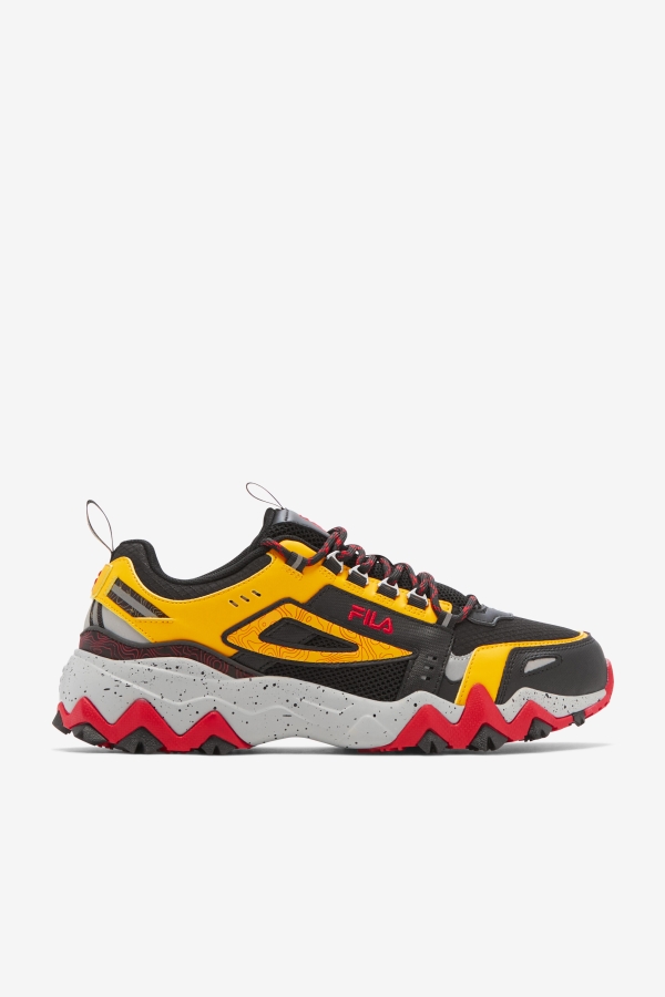 Black-Lemon-Red Men's Oakmont Tr Fila