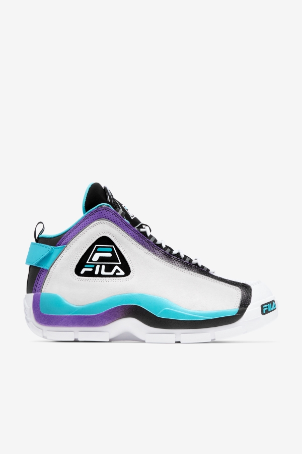 White-Blue-Purple Fila Men's Grant Hill 2