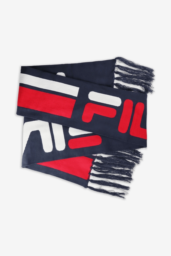 Fila Jacquard Scarf Navy-Red-White