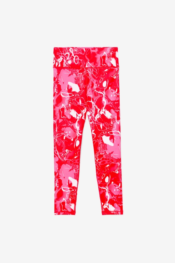 Fila Forza Sleek 7-8 Leggings Pink Marble