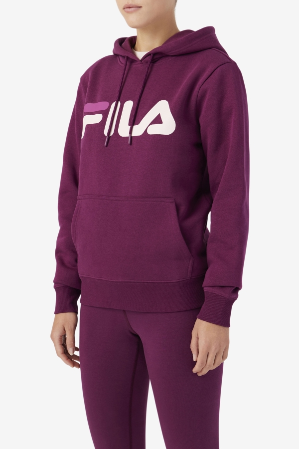 Lucy Hoodie Fila Grape Wine-Potpourri-Rouge