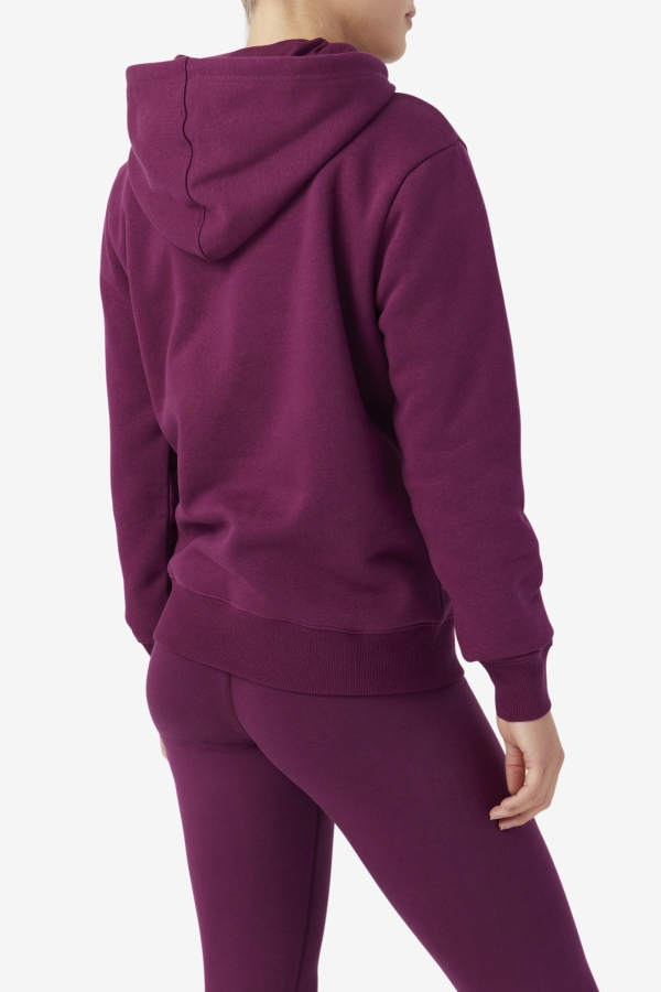 Lucy Hoodie Fila Grape Wine-Potpourri-Rouge