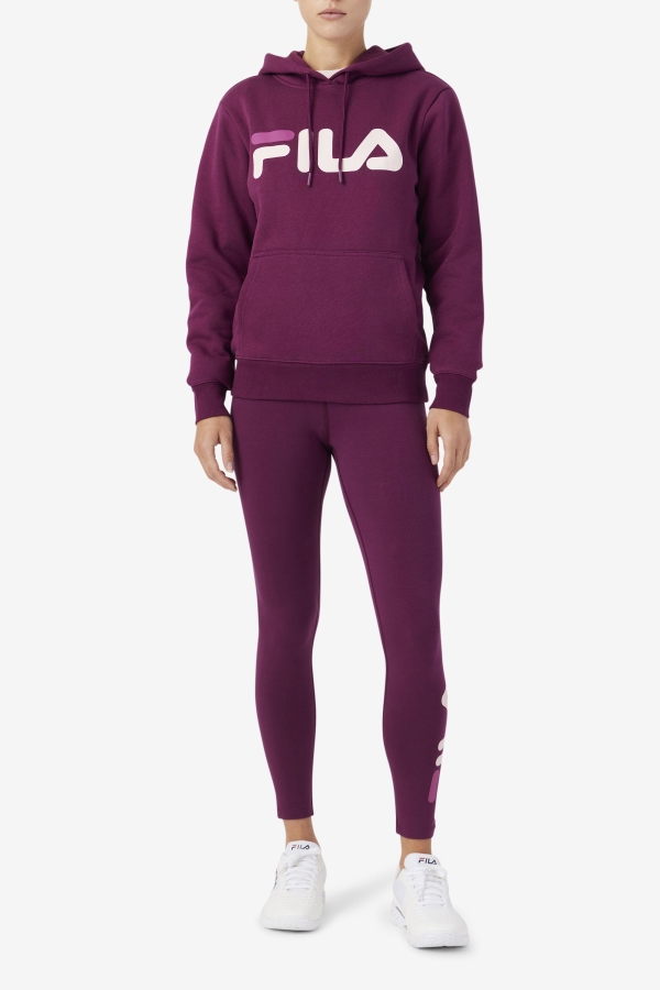 Lucy Hoodie Fila Grape Wine-Potpourri-Rouge