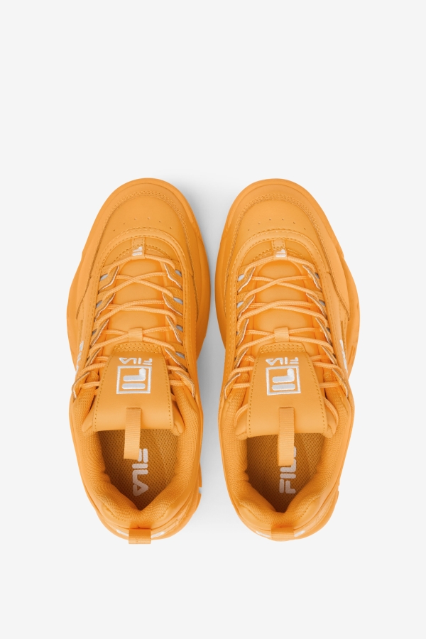 Marigold-White Fila Women\'s Disruptor 2 Premium