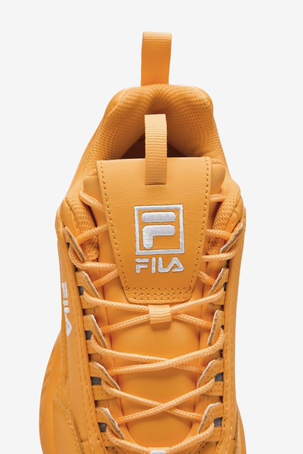 Marigold-White Fila Women\'s Disruptor 2 Premium