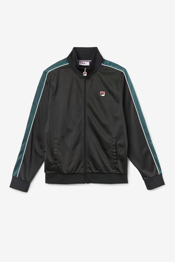 Black-June Bug-White Fila Wicks Track Jacket