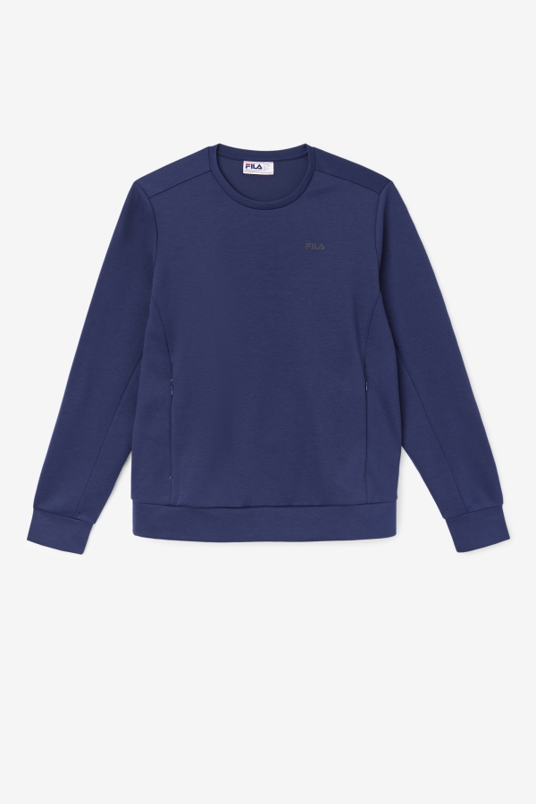 Navy-Black Fila Emry Crew