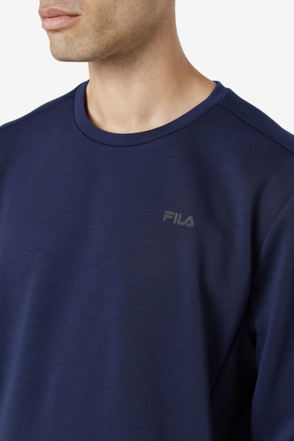 Navy-Black Fila Emry Crew