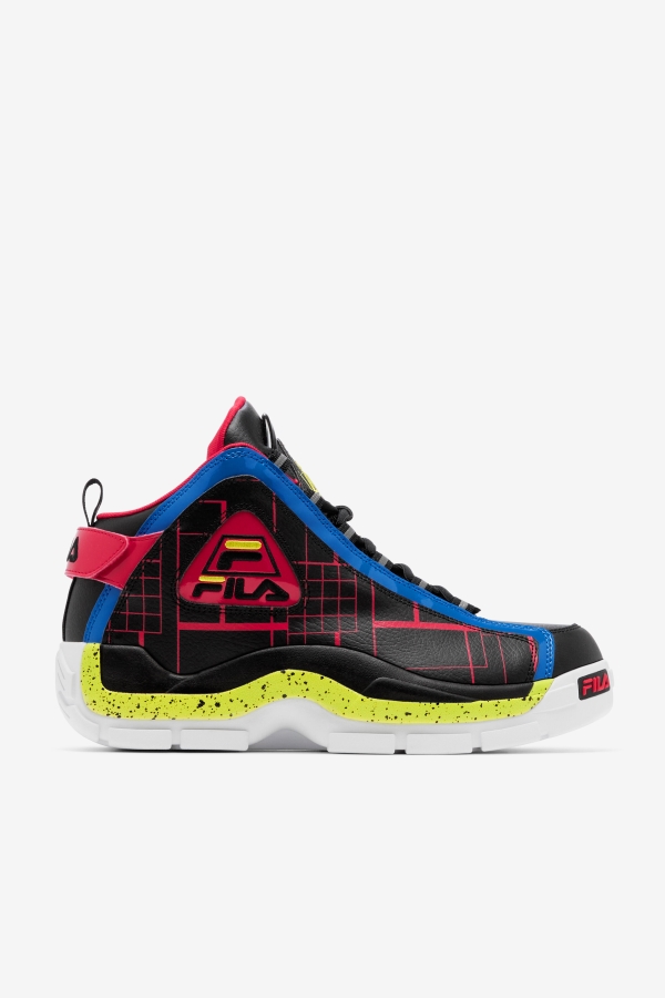Men's Grant Hill 2 Black-Blue-Red Fila