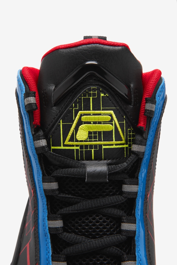 Men\'s Grant Hill 2 Black-Blue-Red Fila