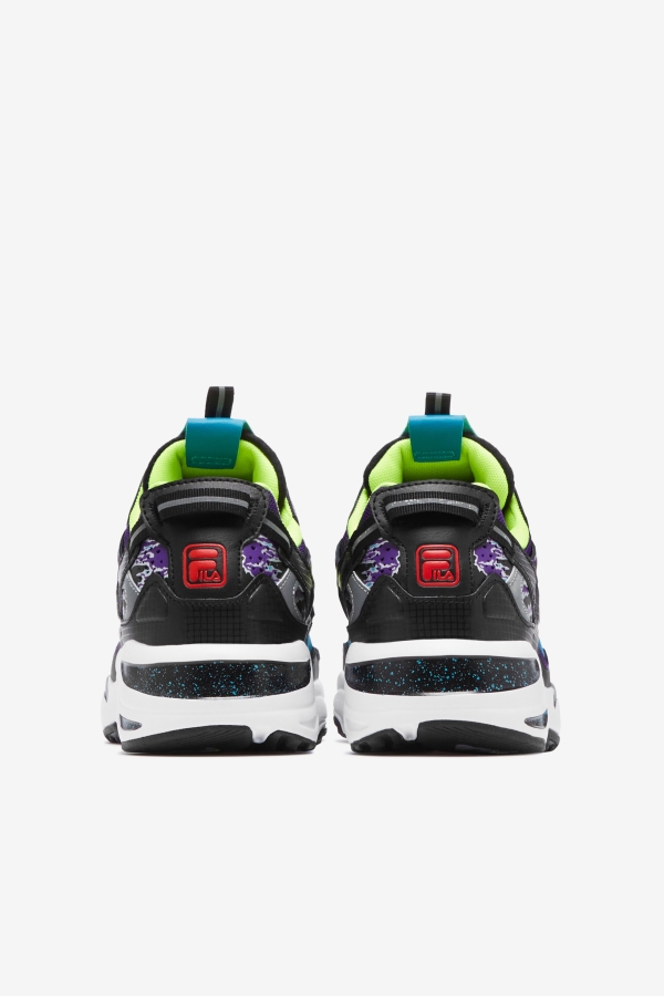 Black-White-Purple Fila Men\'s Ray Tracer Apex