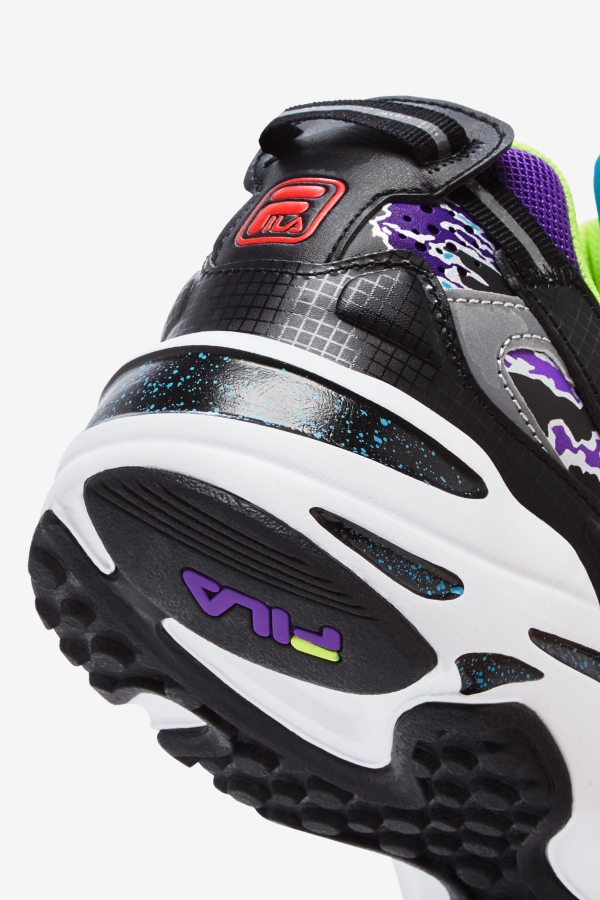 Black-White-Purple Fila Men\'s Ray Tracer Apex