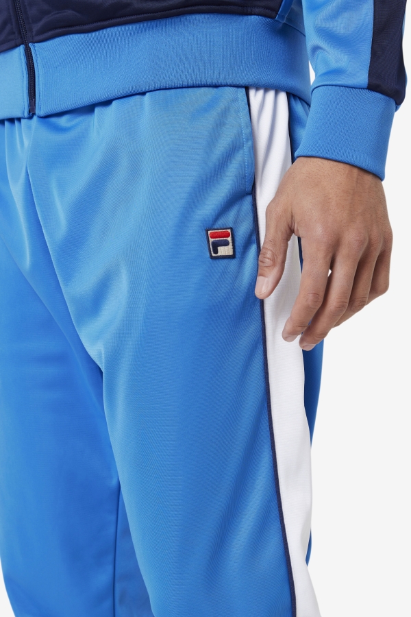 Elijah Track Pant Strong Blue-White-Navy Fila