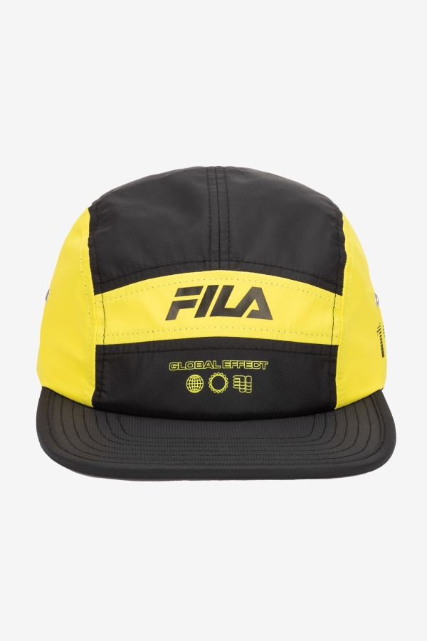 5 Panel Camper Hat Fila Lime Punch-Black