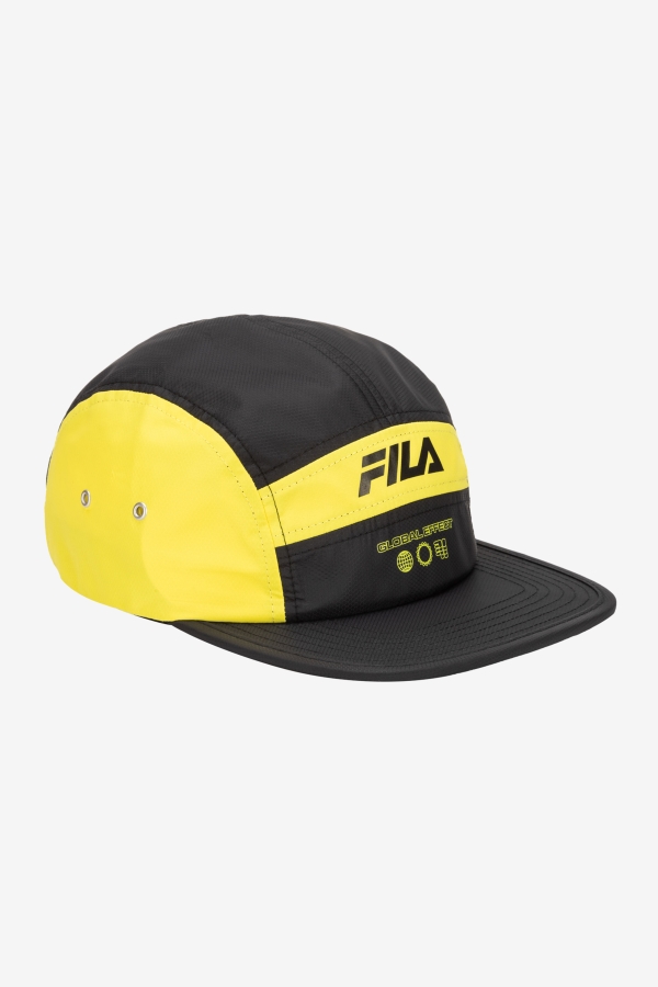 5 Panel Camper Hat Fila Lime Punch-Black