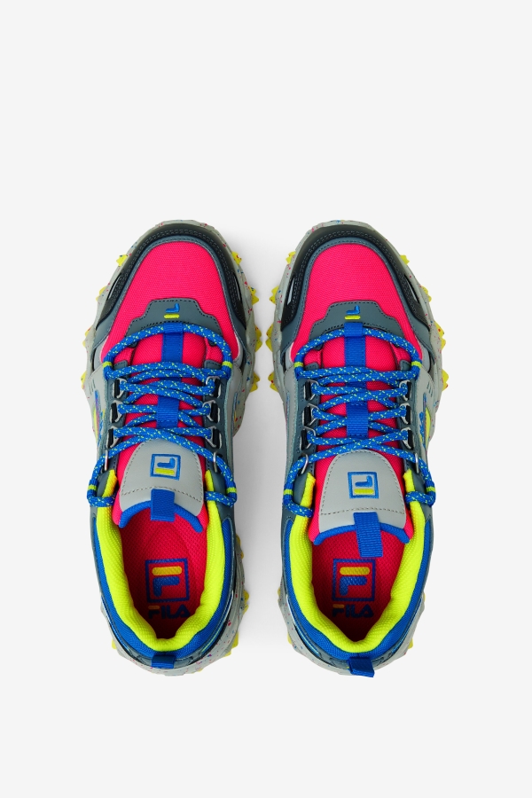 Pink Glo-Monument-Blue Fila Women\'s Oakmont TR