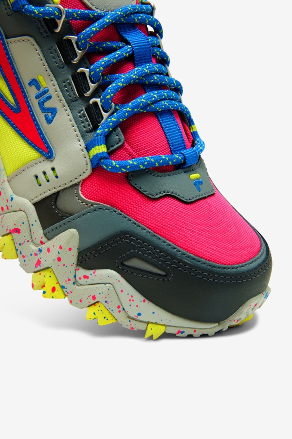 Pink Glo-Monument-Blue Fila Women\'s Oakmont TR