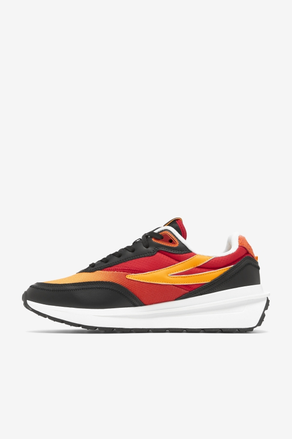 Fila Men\'s Renno Black-Red-Gold