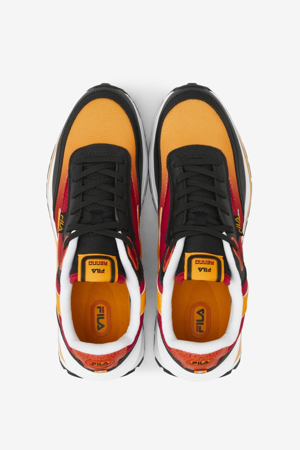 Fila Men\'s Renno Black-Red-Gold