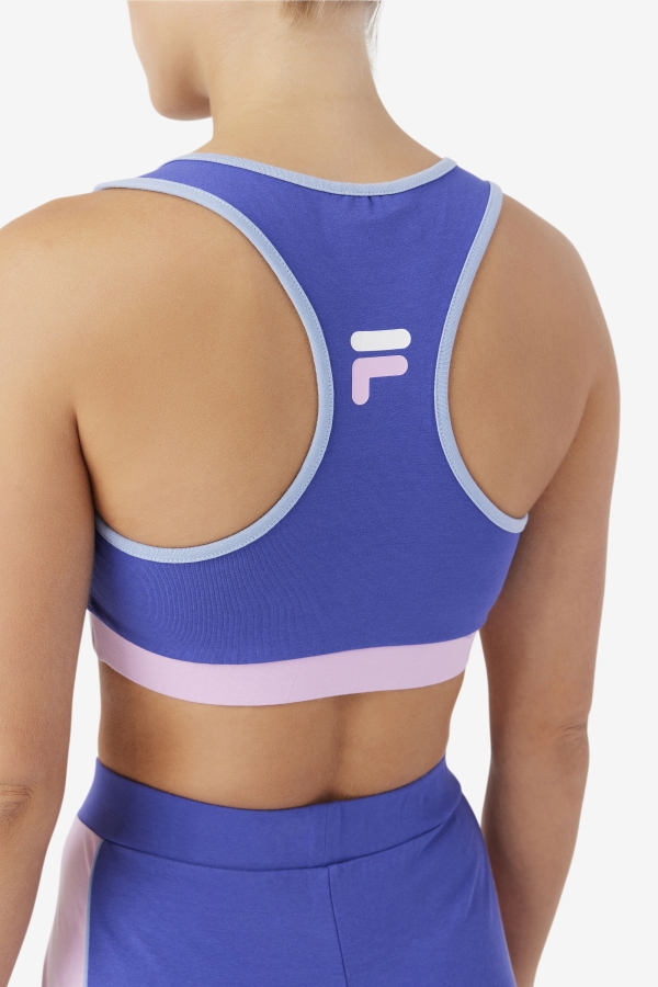 Kairi Bra Top Fila Blue-Orchid-Blue-White