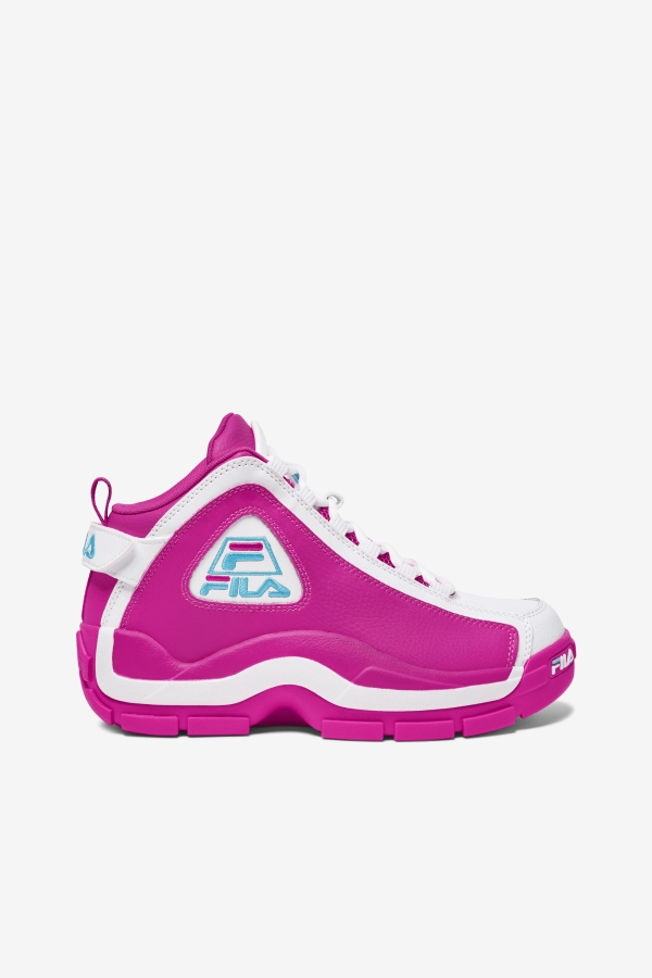Fila Women's Grant Hill 2 Pink Glo-White-Bluefish