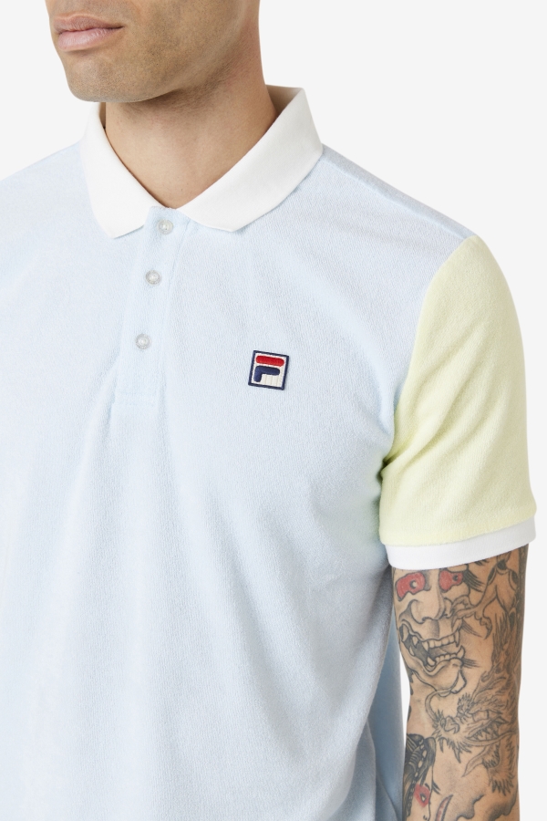 Fila Gramme Polo Blue-Tender Yellow-Marshmallow