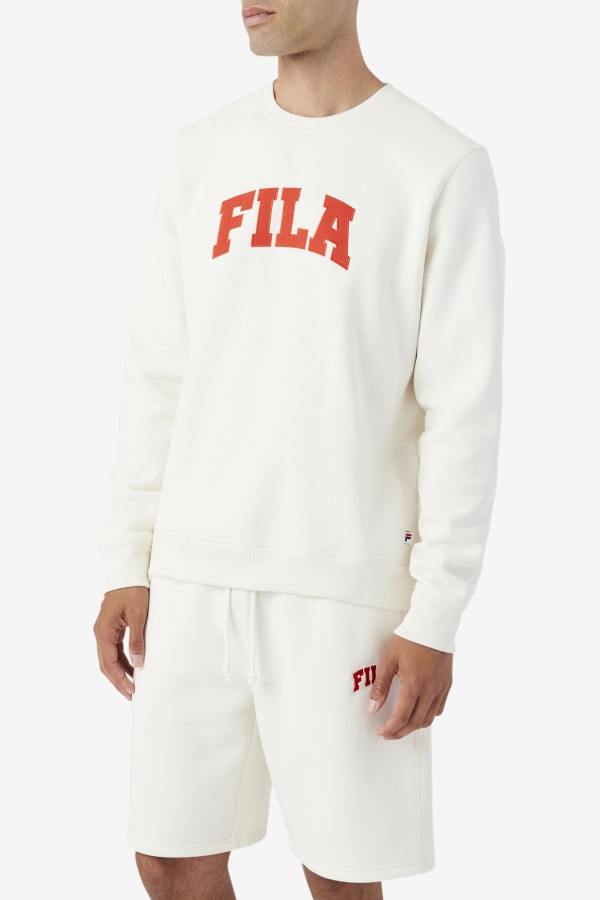 Kory Crewneck Sweatshsirt Fila Gardenia-Fiery Red