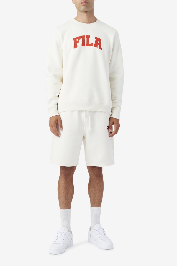 Kory Crewneck Sweatshsirt Fila Gardenia-Fiery Red