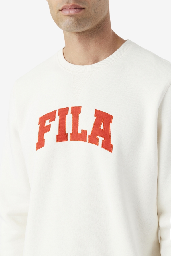 Kory Crewneck Sweatshsirt Fila Gardenia-Fiery Red