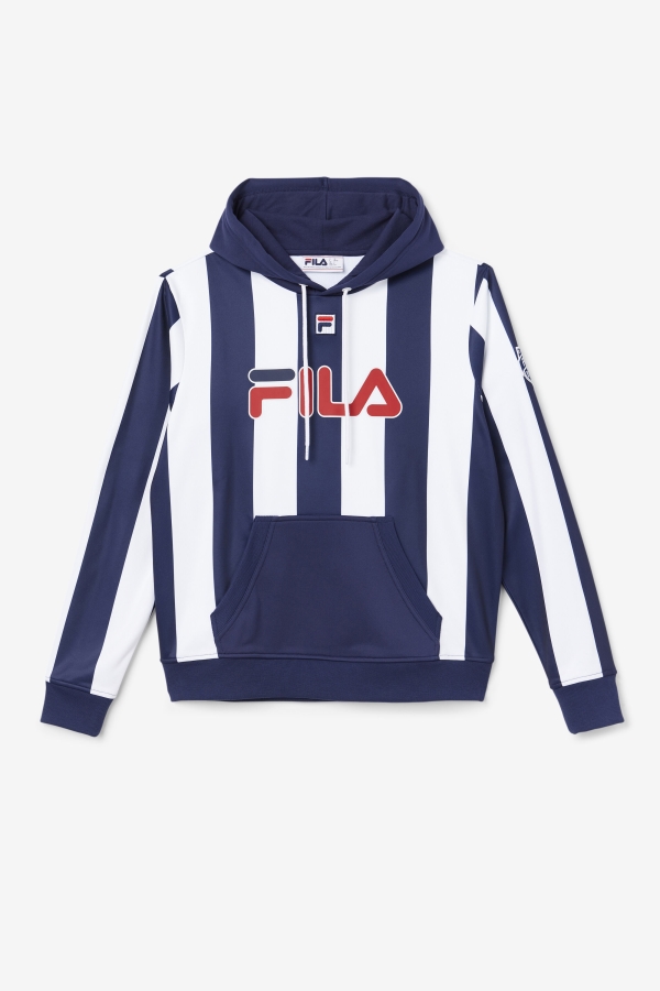 Navy-White Kimilah Hoodie Fila