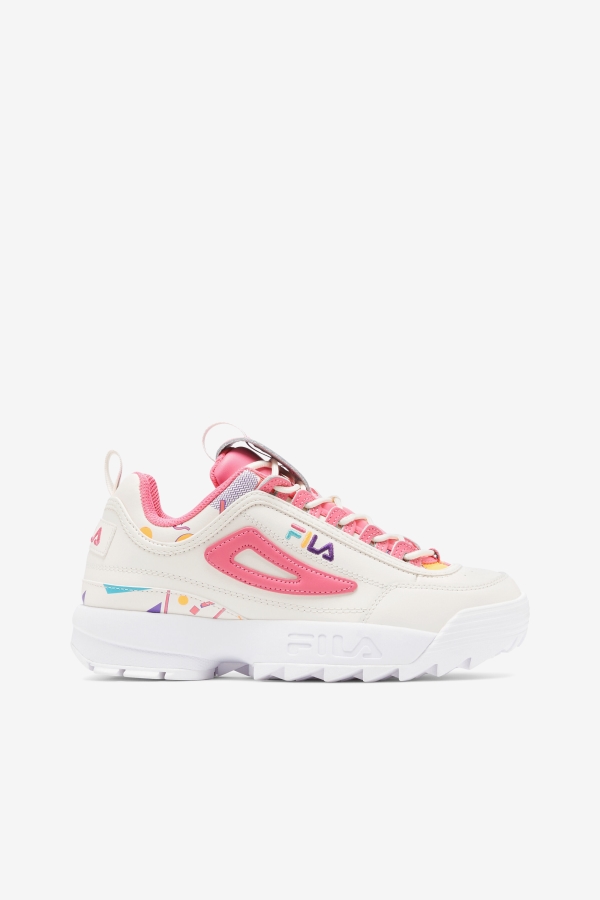 Gardenia-Blue-Bubblegum Fila Women's Disruptor 2 Premium