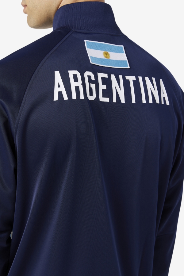 Navy-White-Baltic Sea Argentina Track Jacket Fila
