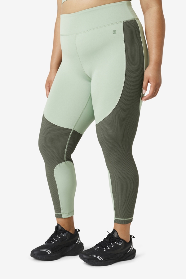 Basil-Thyme Fila Forza Textured Long Legging